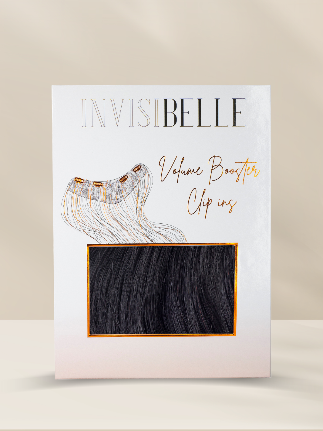 InvisiBelle Volume Booster Clip-In Hair Extensions - 18 inch