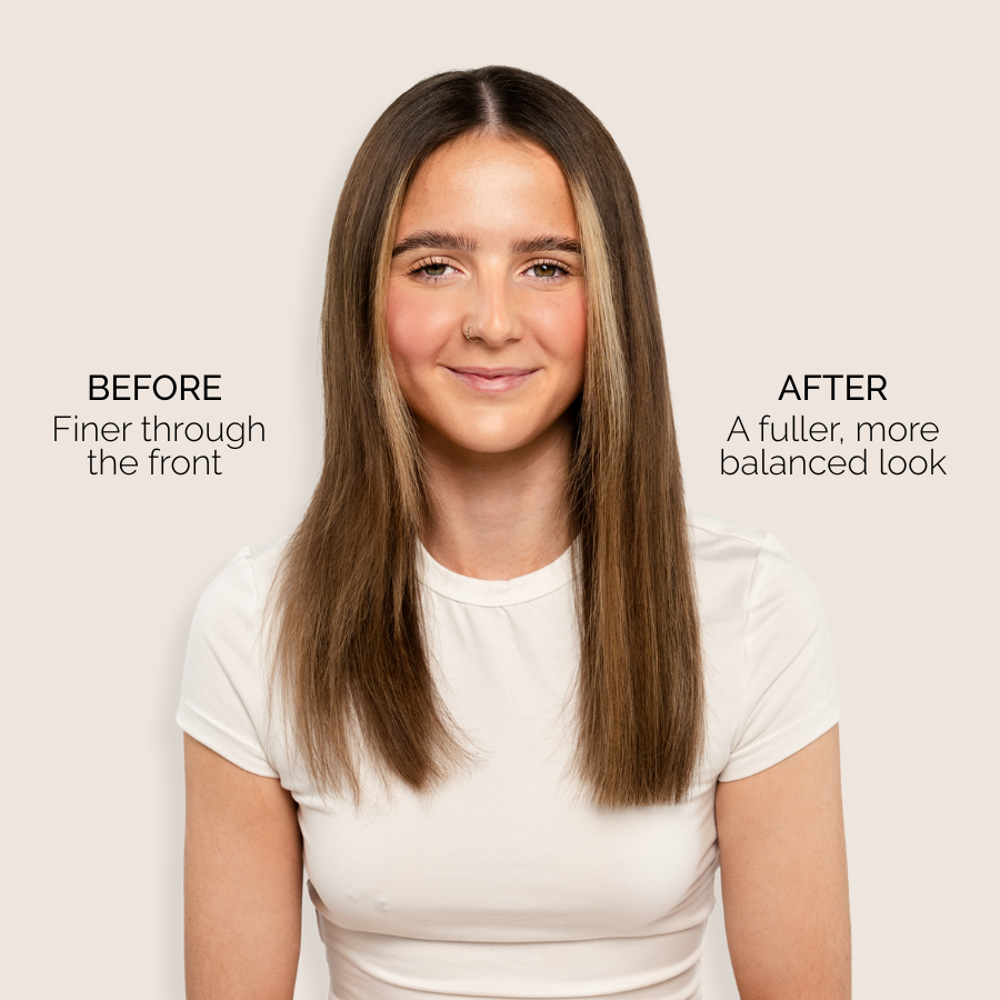 Side Filler Clip-In Hair Extensions - 18 inch